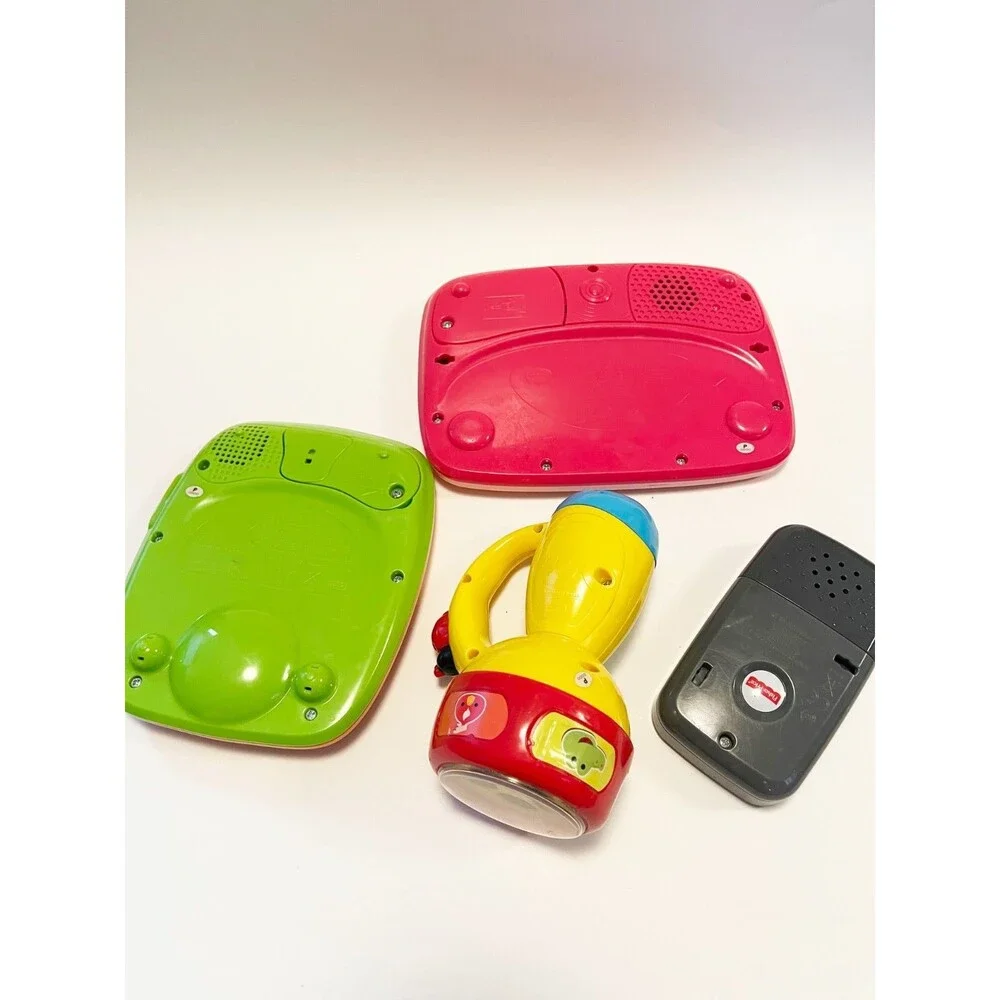 VTech Fisher Price Baby Toddler Electronic Learning Toys Tablet Phone Lot of 4